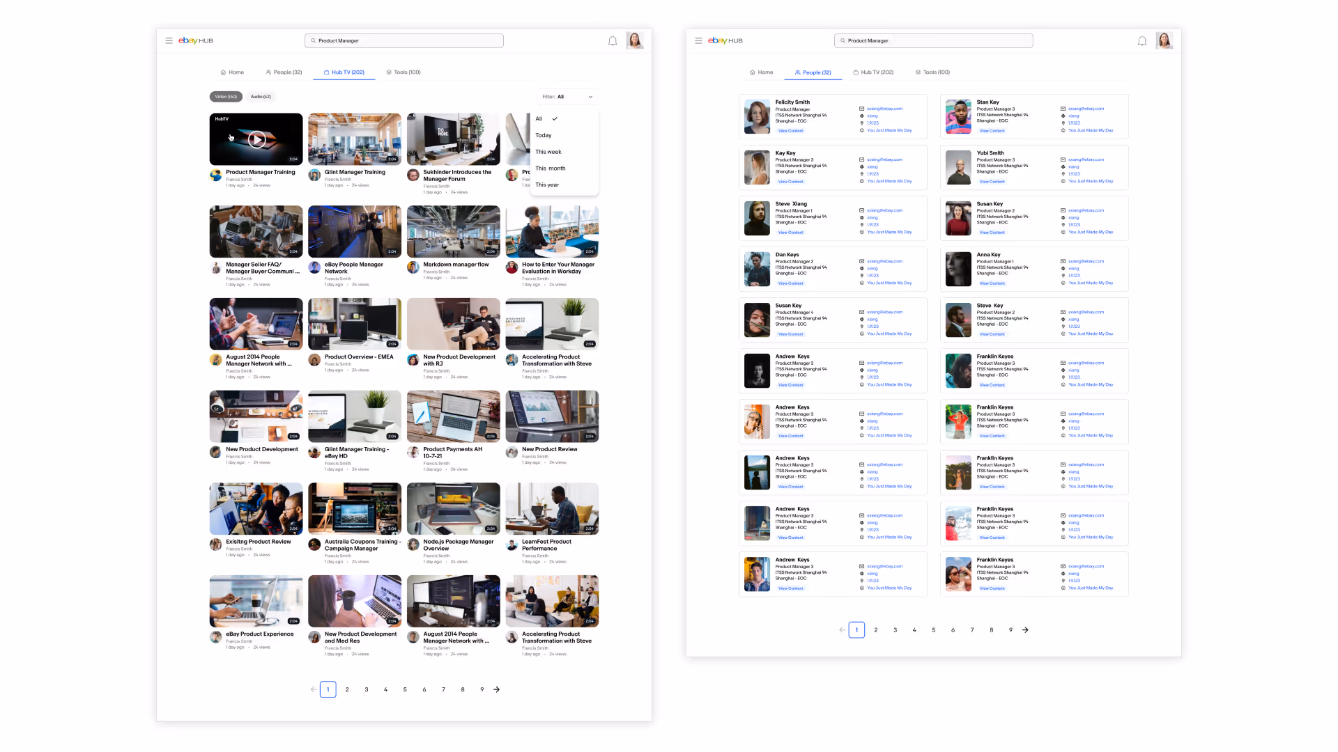 Federated search results