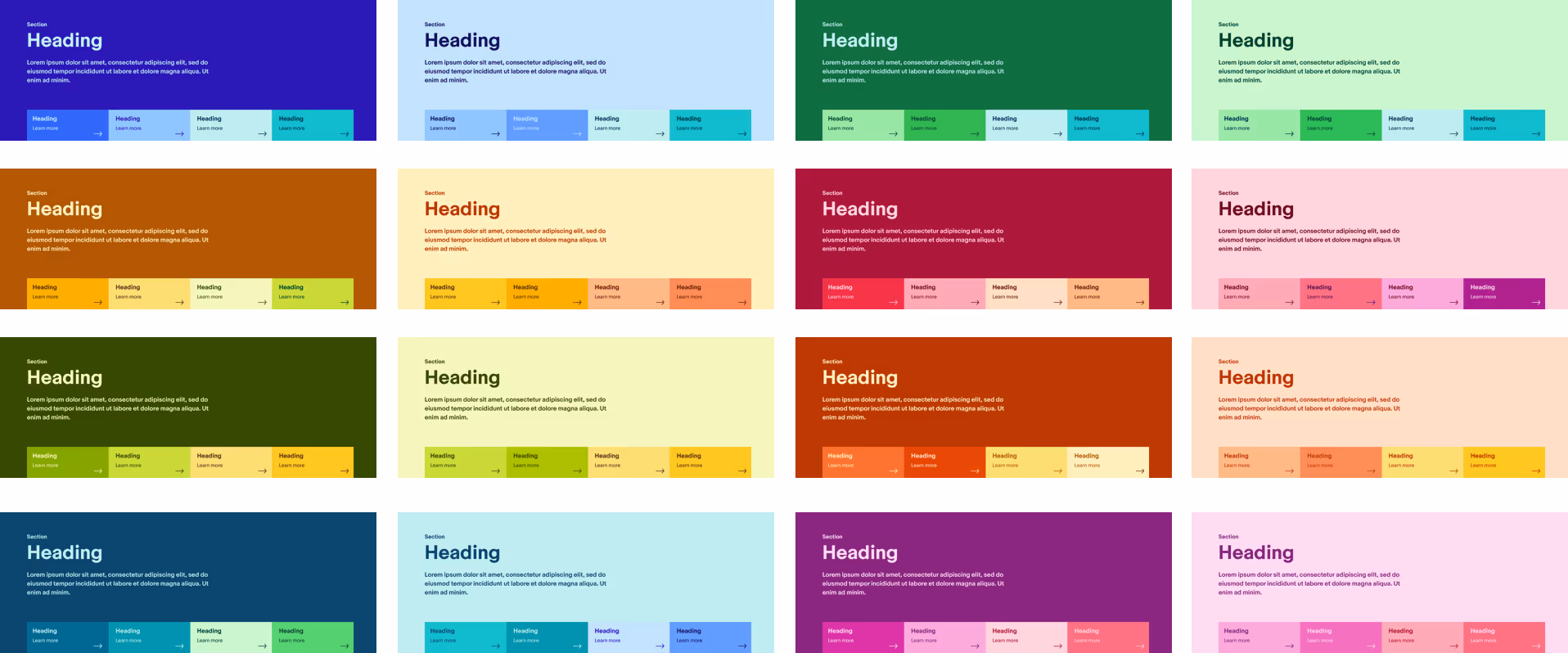 Component colourway variants
