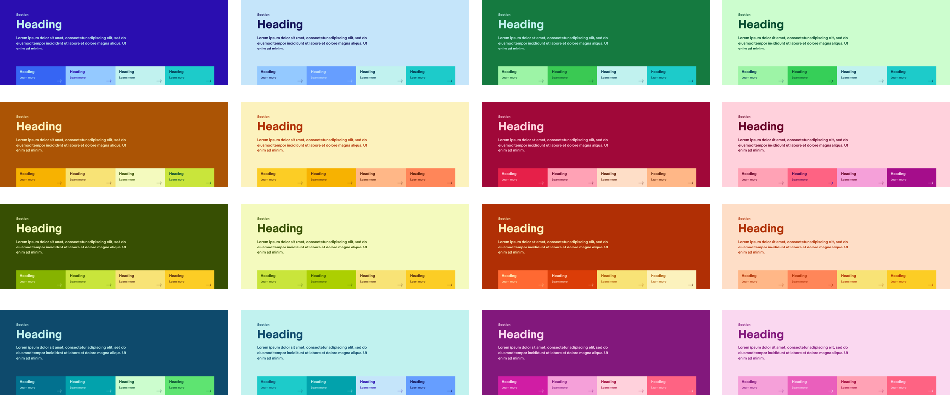More component colourway variants